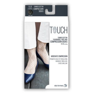 LADIES' ARGYLE PATTERN COMPRESSION SOCKS PACKAGING